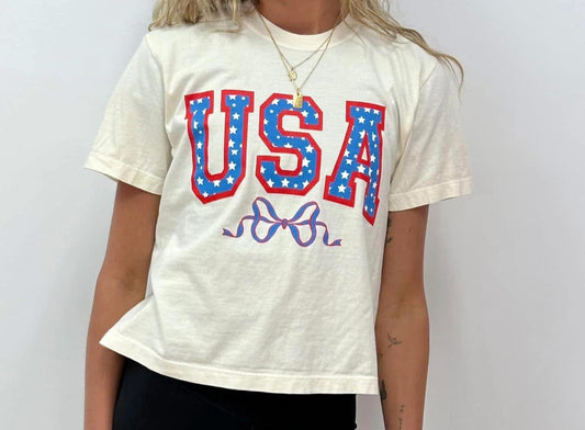 USA Bow Crop Tee